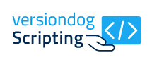 Logo del Scripting de versiondog